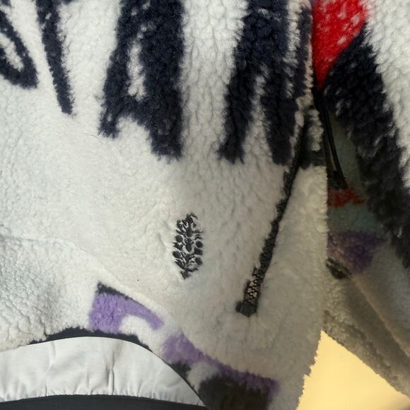 Free People Hit The Slopes Printed Pullover Women’s Stand Out Never Still L NWOT - Picture 5 of 11